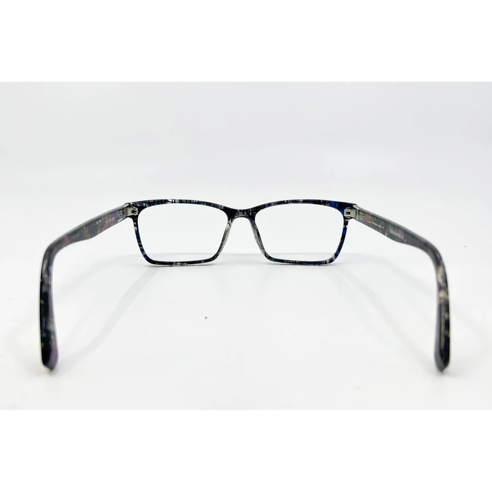 Seraphin Eyeglasses Womens Blue Purple Rectangular Handmade Japan 54-16-145